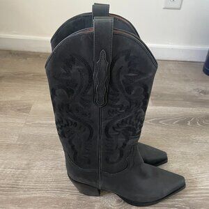 Jeffrey Campbell Black Heeled Boots